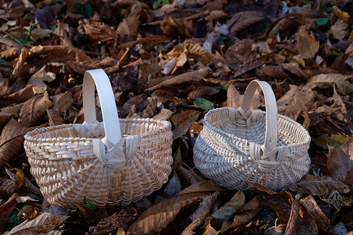 見て見て！これがわたしの「エッグバスケット」！思い出も一緒に編み込まれています。